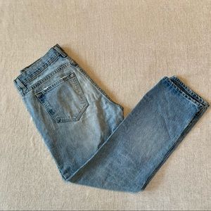 Imogene + Willie Lottie Straight Leg Light Denim 28 flaw